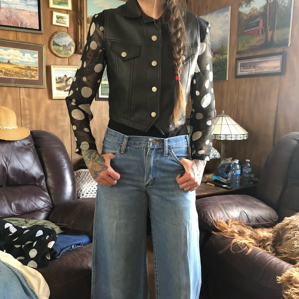 Vintage Pleather Vest